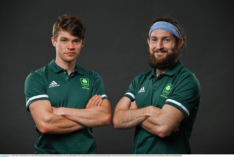 Fintan McCarthy, left, and Paul O'Donovan: Possibly the strongest favourites Ireland has ever had at the Games. Picture: Seb Daly/Sportsfile 