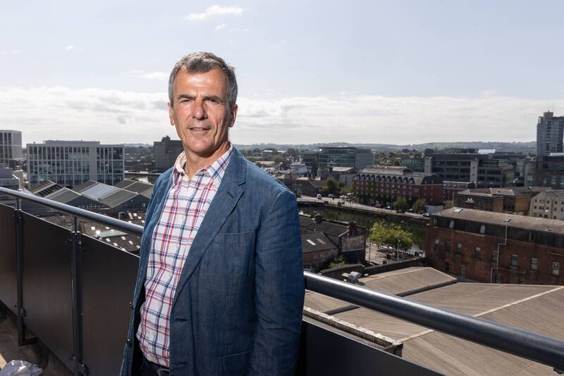 Hotelier Ray Byrne on the roof top of his MacCurtain St hotel. Pic: Darragh Kane Hotelier Ray Byrne on the roof top of his MacCurtain St hotel. Pic: Darragh Kane
