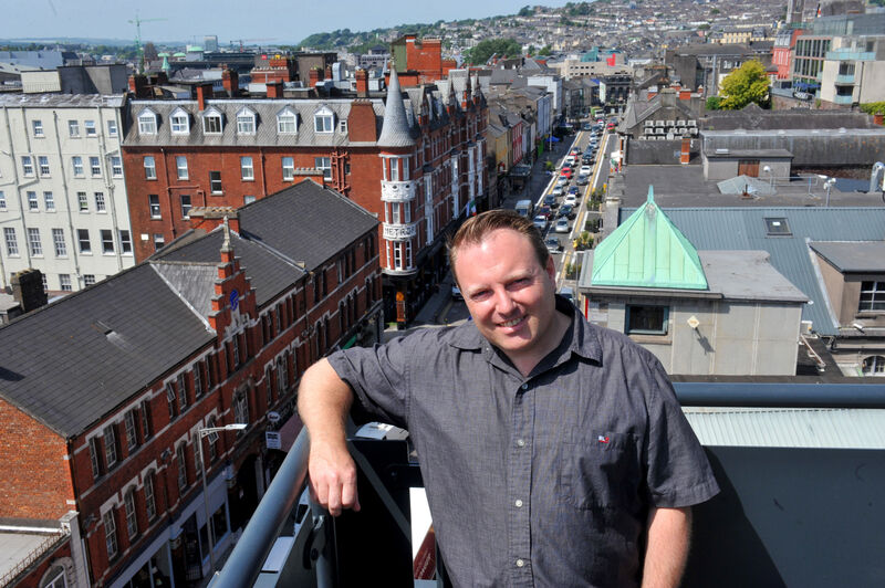 Dave Manning, General Manager, on the Penthouse balcony of REZz. Pic: Larry Cummins. Dave Manning, General Manager, on the Penthouse balcony of REZz. Pic: Larry Cummins.