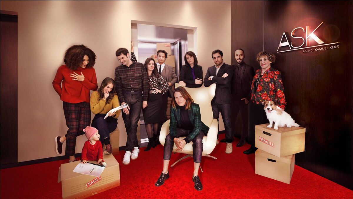 The cast of French comedy Call My Agent! The cast of French comedy Call My Agent!