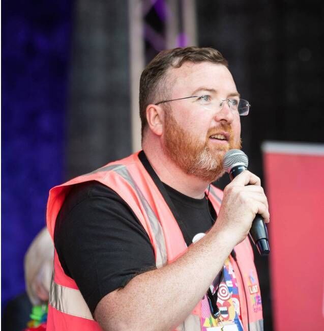 Clive Davis is an LGBT rights advocate and activist, and has been the Chairperson of the Cork LGBT+ Pride Festival since 2010. 