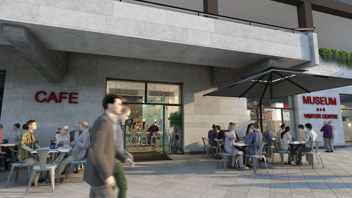 Computer generated image of the planned changes to Páirc Uí Chaoimh stadium that will include a museum, visitor centre and cafe.