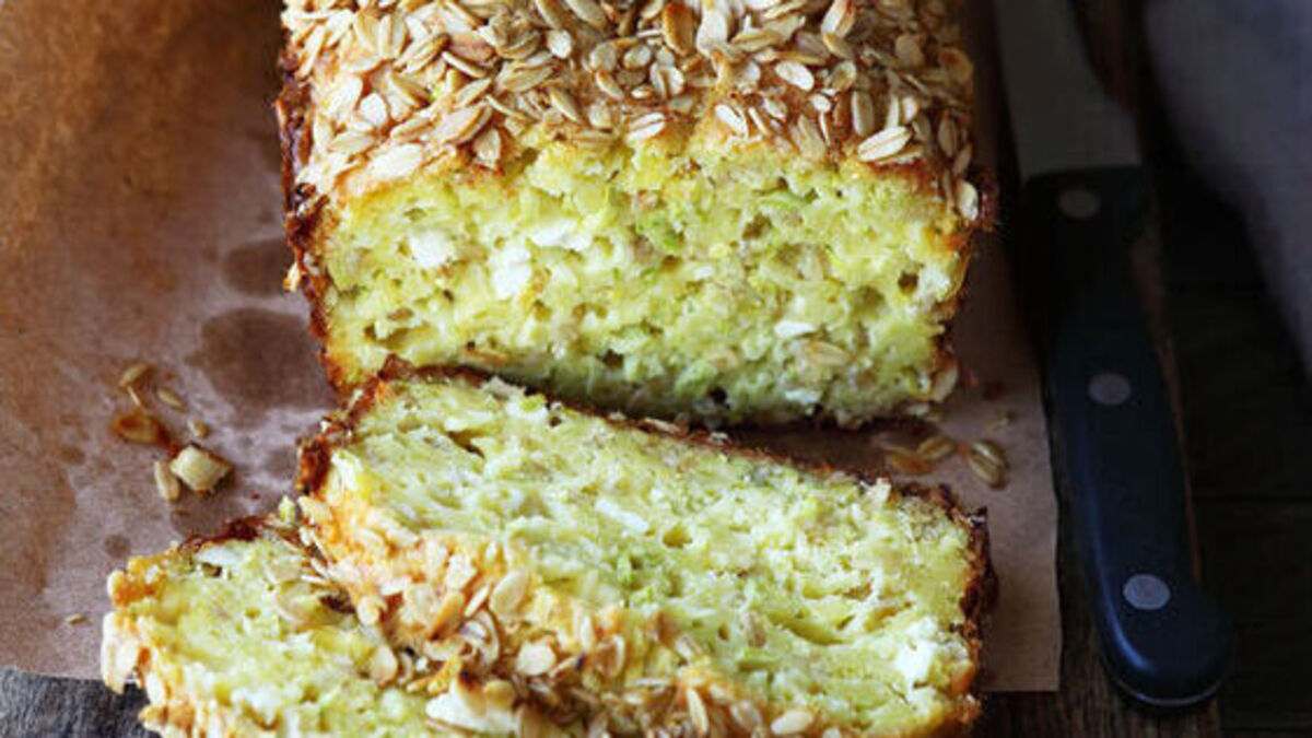 Courgette and orange loaf