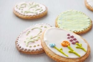 Vanilla painted eggs