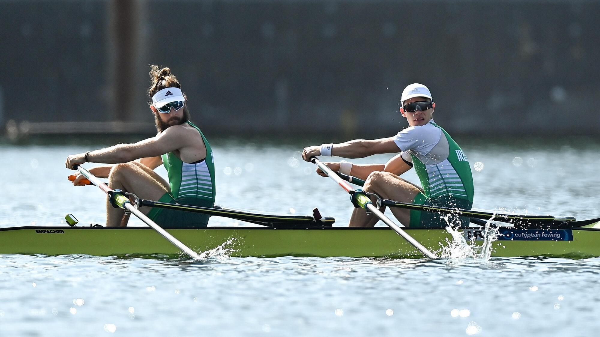 Paul O'Donovan and Fintan McCarthy serve notice of gold medal intentions