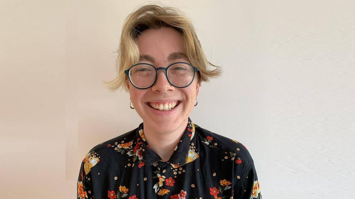 Kel Menton, author of "The Mark of Difference", playwright and assistant facilitator at Graffiti Theatre Company in Cork. Kel Menton, author of "The Mark of Difference", playwright and assistant facilitator at Graffiti Theatre Company in Cork.
