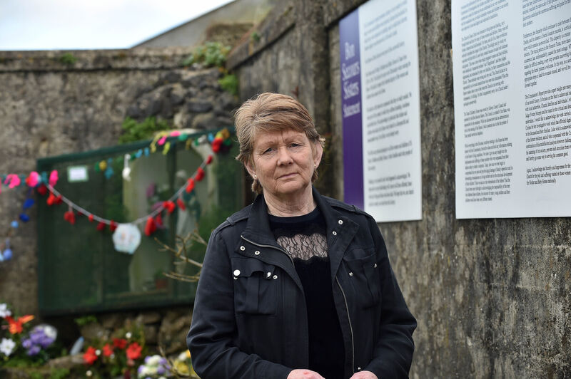 Catherine Corless, historian and Mother and Baby Home campaigner, at the site of the Tuam home. Picture: Ray Ryan