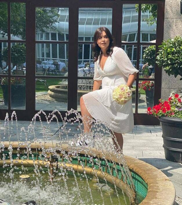 Stefanie shared her gorgeous outfit on Instagram. Picture: Stefanie Preissner via Instagram.