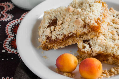 Apricot and cider vinegar slices