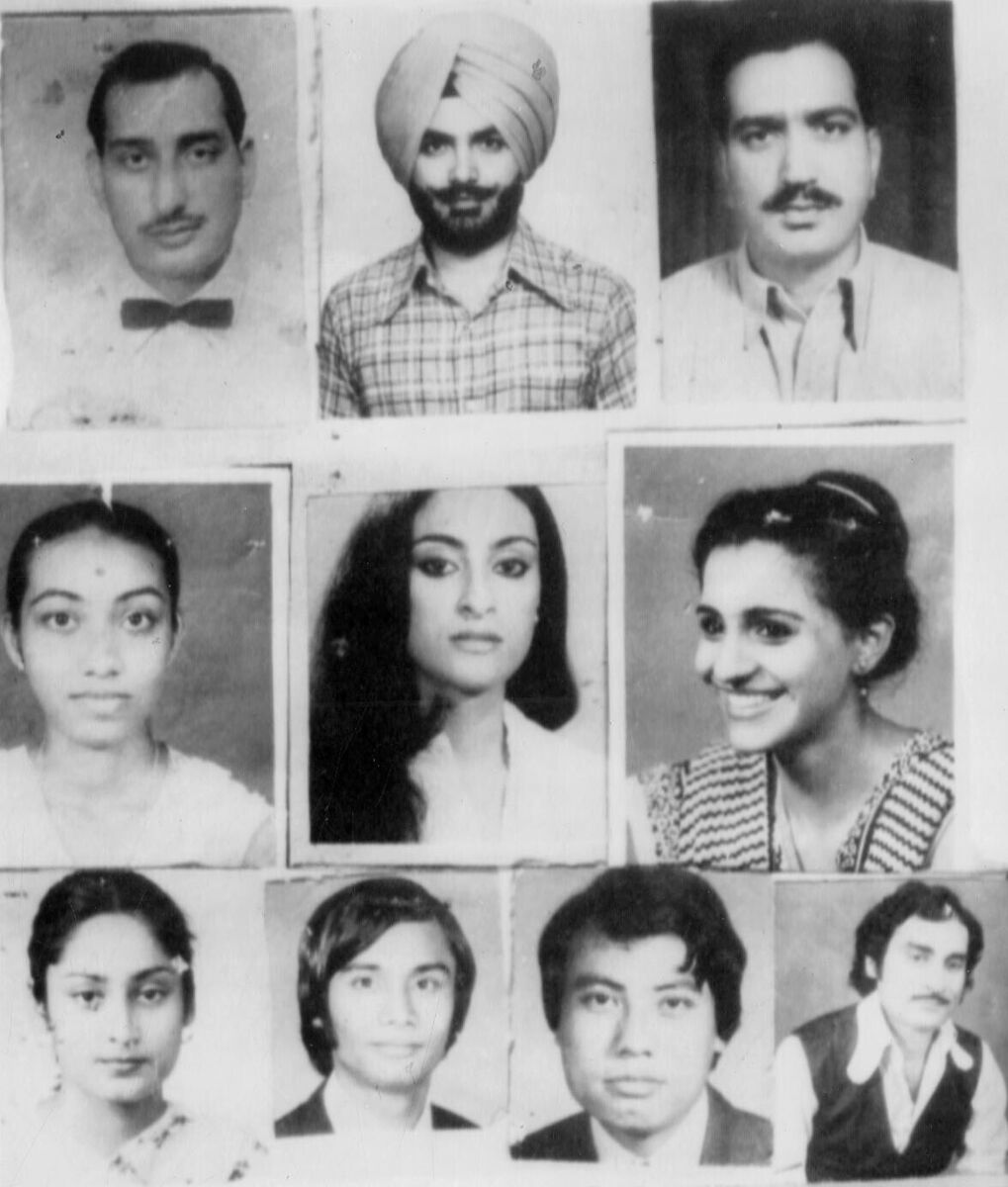 Some of the crew members of Air-India flight 182, including, top left, Captain Narendra and his co-pilot Captain SS Bhinder. Some of the crew members of Air-India flight 182, including, top left, Captain Narendra and his co-pilot Captain SS Bhinder.