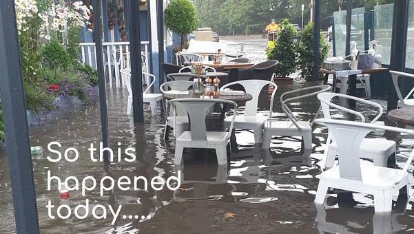 'Amazing' Cork community lend a hand after restaurant flooded on first day of indoor dining