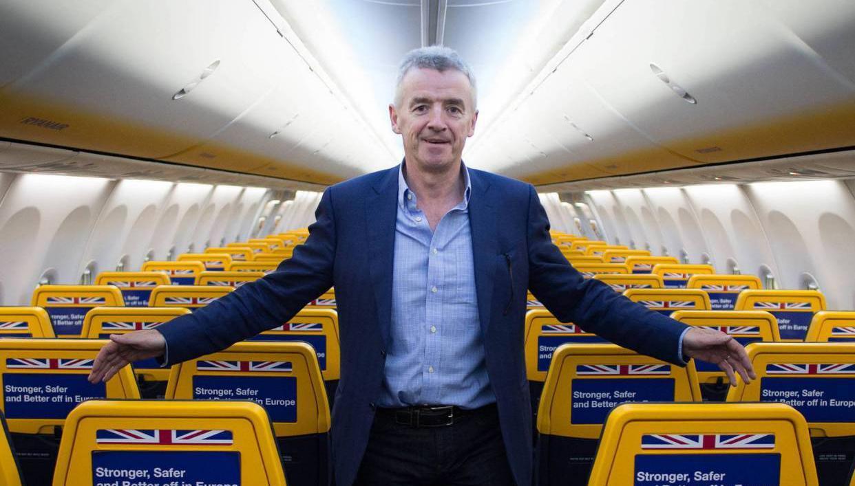 Pandemic knocks 74% off Michael O'Leary's earnings