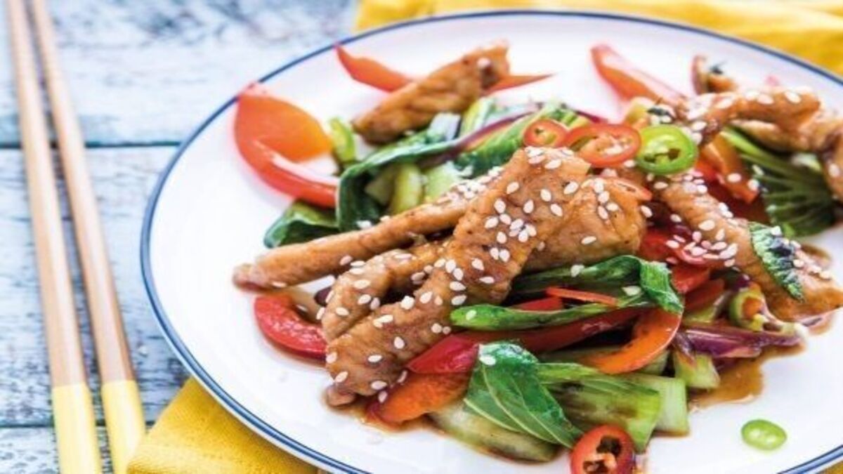 Pork stir-fry