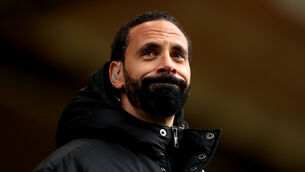 <p>A fan has denied racially abusing Rio Ferdinand (Bradley Collyer/PA)</p>