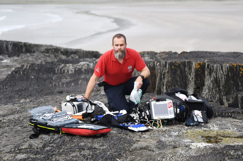 Critical care equipment on the go. Picture: Denis Minihane. Critical care equipment on the go. Picture: Denis Minihane.