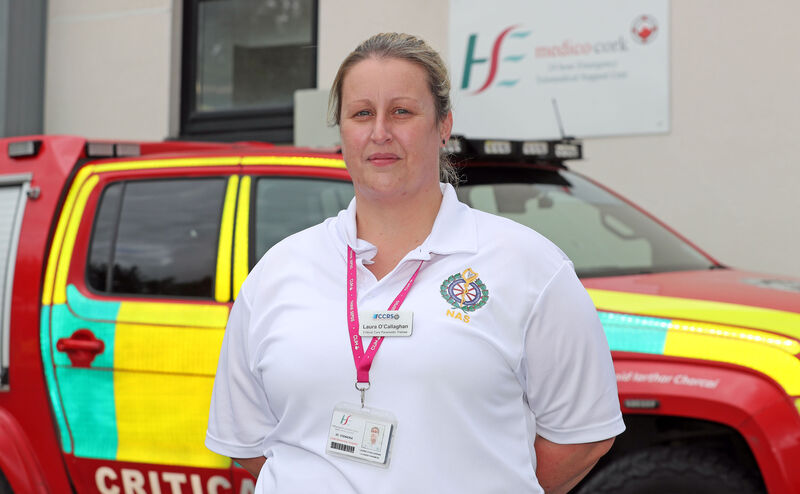 Laura O' Callaghan is an advanced paramedic with the National Ambulance Service. Picture: Jim Coughlan. Laura O' Callaghan is an advanced paramedic with the National Ambulance Service. Picture: Jim Coughlan.
