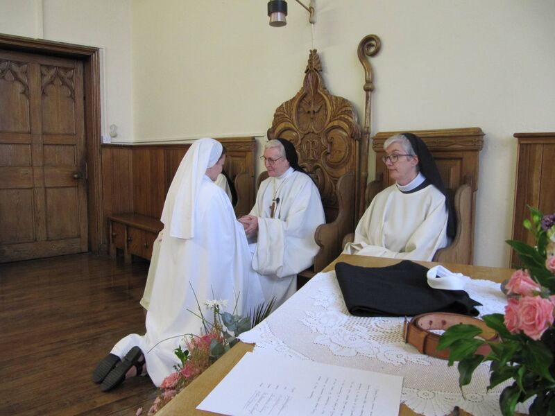 Sr Beatrice says she had been asking the questions about religious life for a long time before entering the monastery. Sr Beatrice says she had been asking the questions about religious life for a long time before entering the monastery.