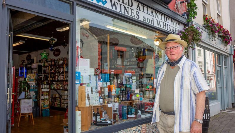 'A lot of properties have been sold recently since we got the go-ahead for the greenway... The greenway is a game-changer,' says Willie O’Driscoll, who has been running his off-licence on Church St in Caherciveen since 1980. 	Picture: Alan Landers