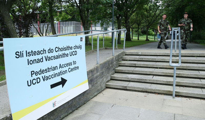 “The registration for a Covid-19 vaccine for children and young people, age 12-15 will open next week,” Stephen Donnelly has said. File picture: Stephen Collins/Collins Photos