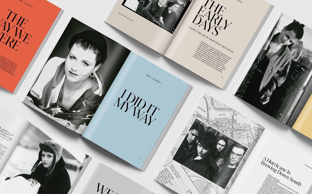 Some of the images in the new Cranberries book, Why Can't We?