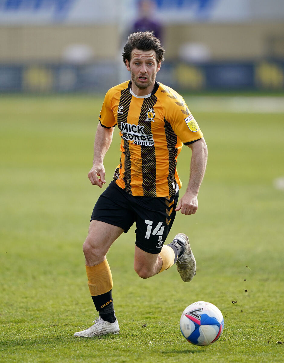Cambridge United's Wes Hoolahan