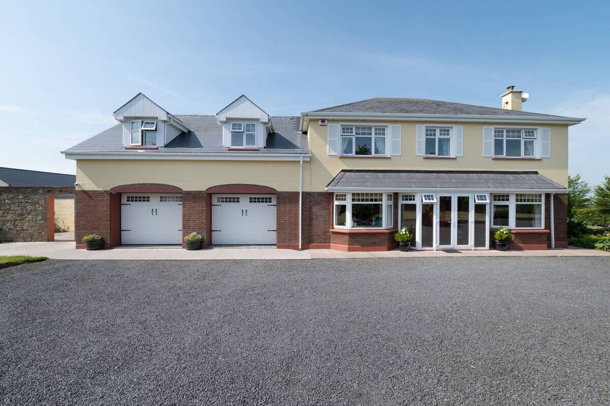 Feel the heat: even the double garage is heated