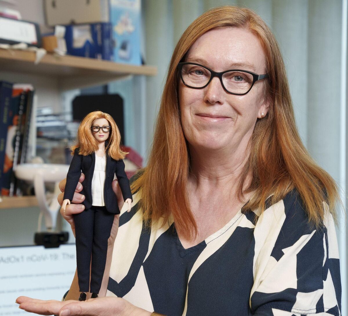 Professor Sarah Gilbert hoped the doll would inspire young girls. Picture: Andy Paradise/Mattel/PA Wire Professor Sarah Gilbert hoped the doll would inspire young girls. Picture: Andy Paradise/Mattel/PA Wire