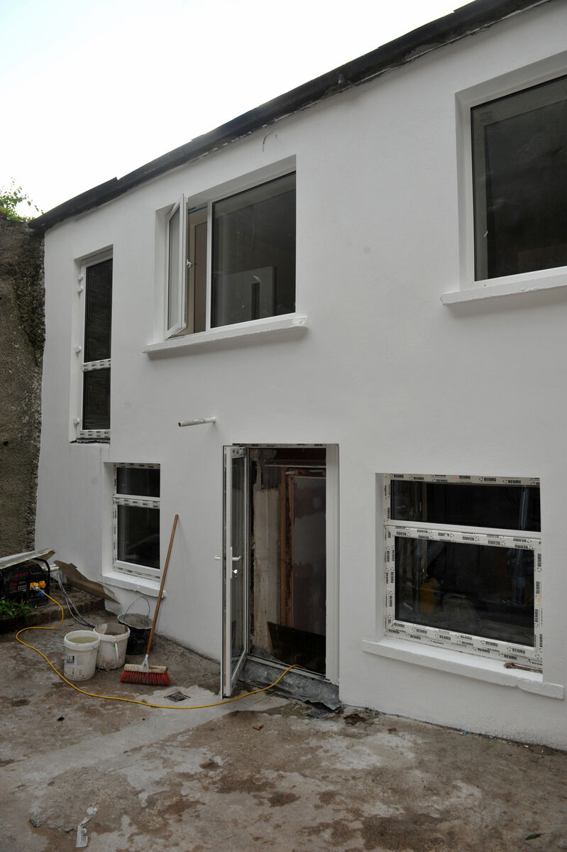 Work progresses on the rear of the new Veterans Support Centre and Hostel, opening up in September for homeless veterans. They’ll be able to house 5-6 servicemen at 8 Harbour Row, Cobh Co Cork, as part of the ONE-Organisation for Ex-National Servicemen fundraiser. Picture: Larry Cummins Work progresses on the rear of the new Veterans Support Centre and Hostel, opening up in September for homeless veterans. They’ll be able to house 5-6 servicemen at 8 Harbour Row, Cobh Co Cork, as part of the ONE-Organisation for Ex-National Servicemen fundraiser. Picture: Larry Cummins