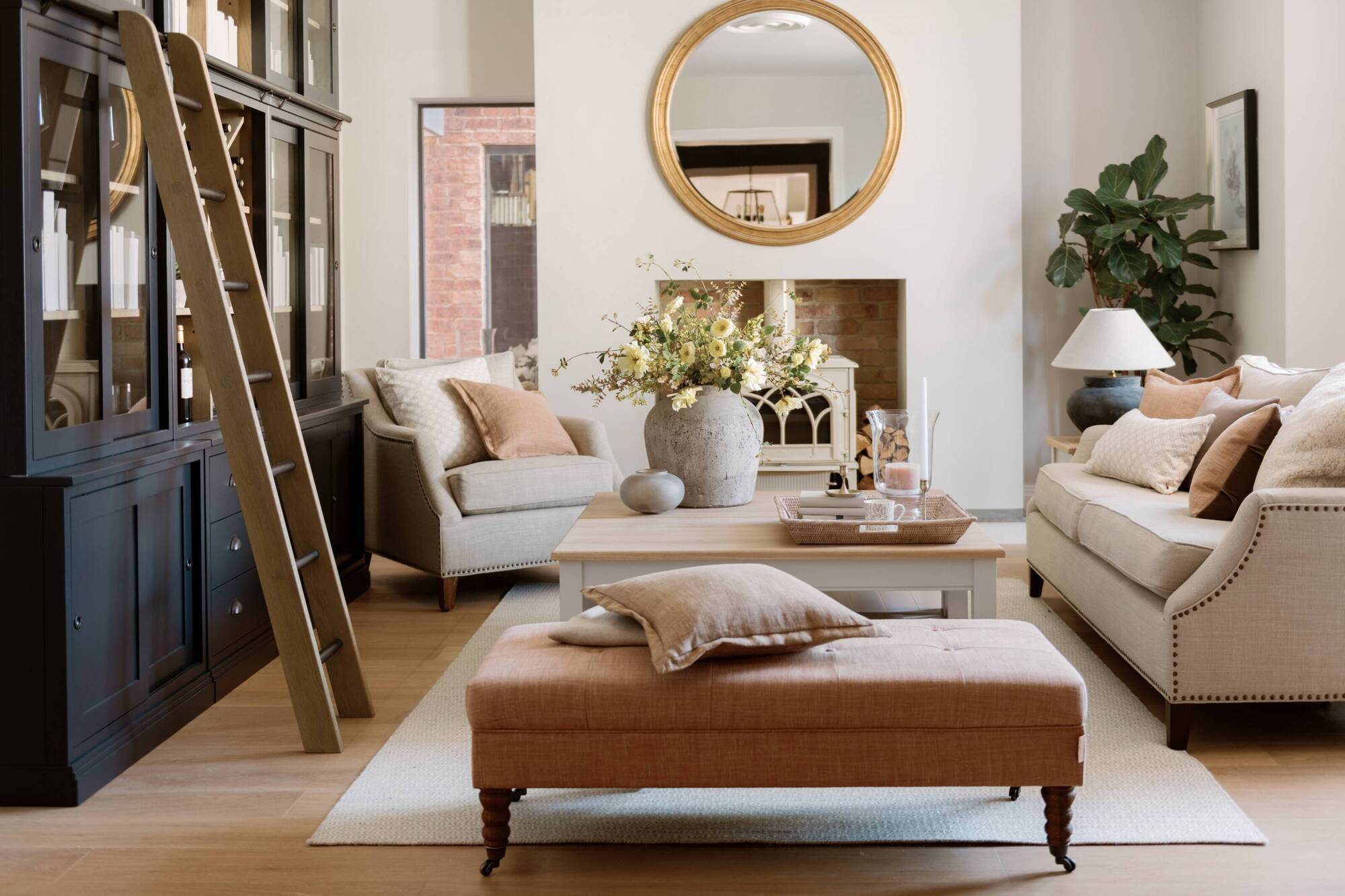 Wish List: We are in love with sofa studs and a chiminea