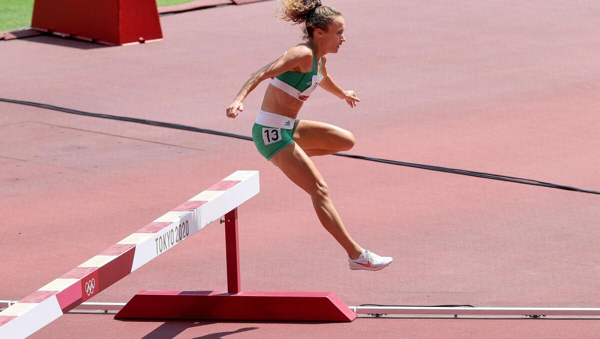 Ireland’s Michelle Finn in the 3000m Steeplechase heats. Picture: INPHO/Bryan Keane