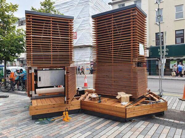 This is what the actual robot trees installed in Cork City look like. Picture: Cork City Council