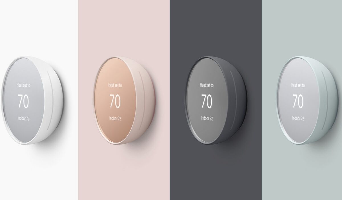 Sometimes one control can rule an entire space. For simplicity and proven performance choose the Nest Learning Thermostat (a mesmerising tilted globe). 