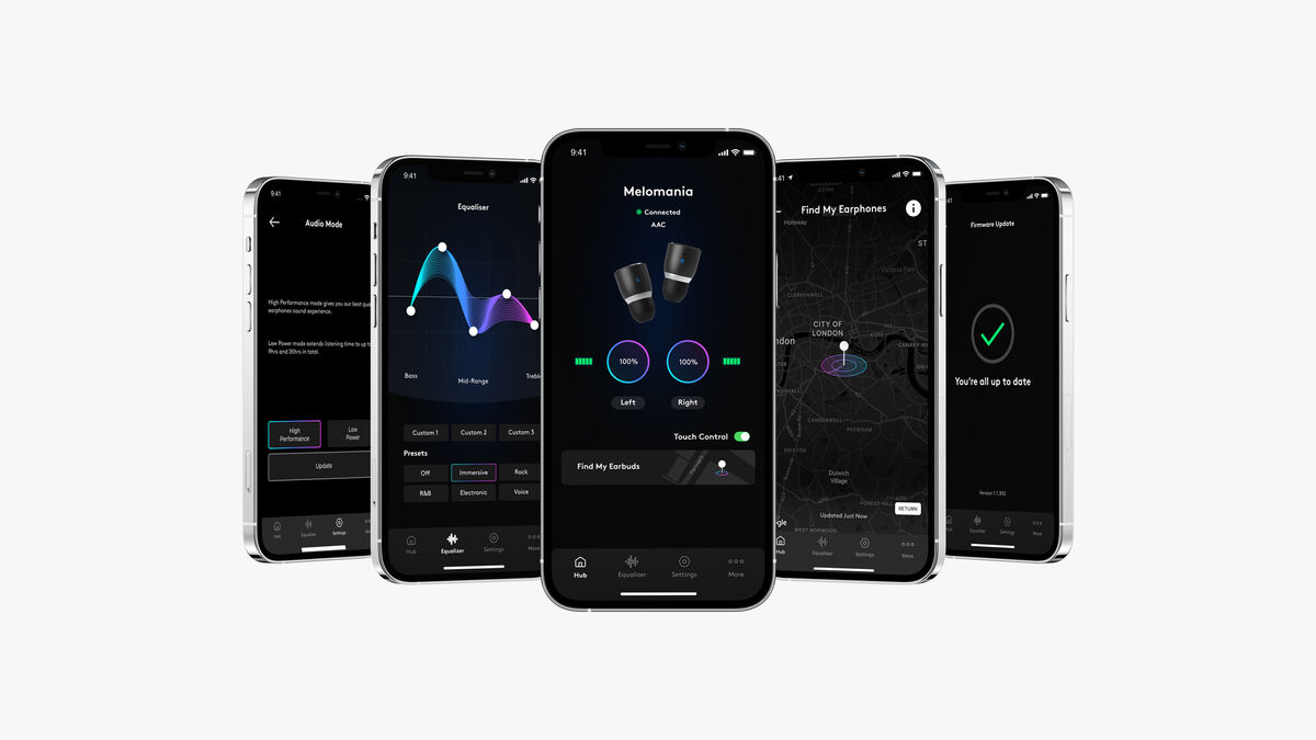 Cambridge Audio Melomania 1+ with Melomania app.