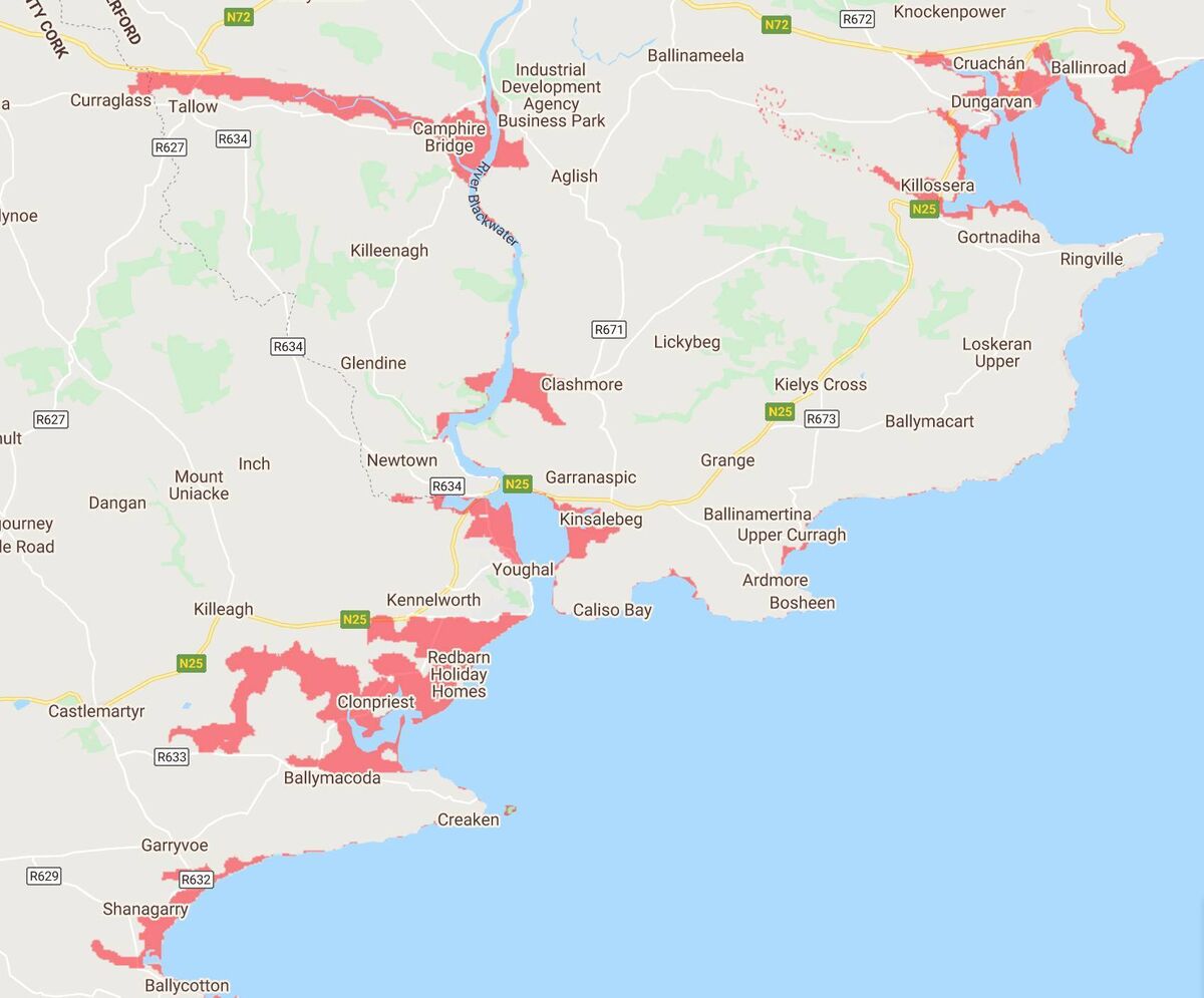 East Cork and Waterford.
