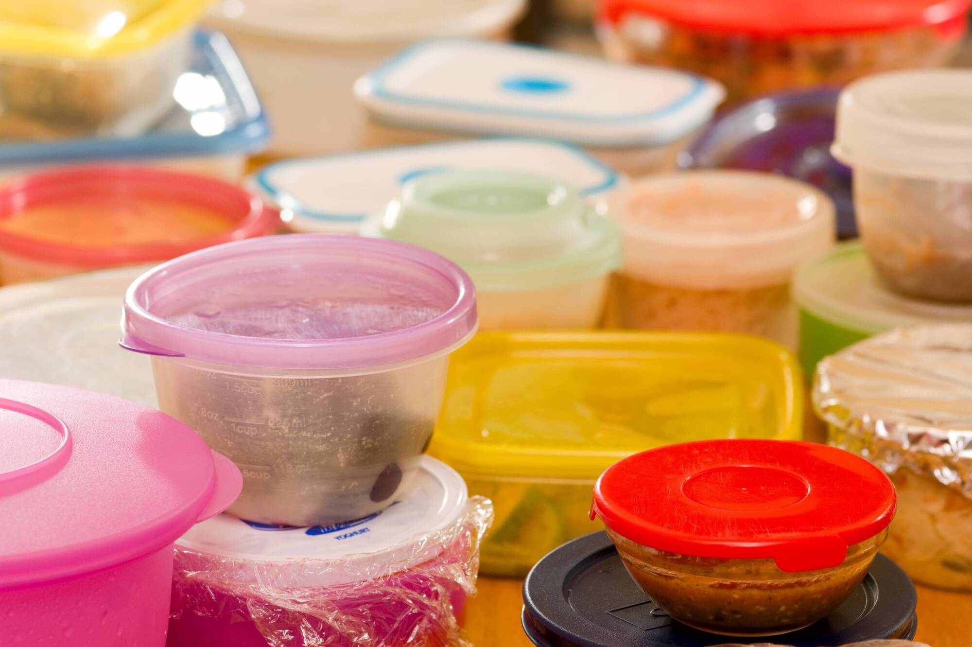 Life Hack: How to remove deep-set food stains from your plastic tubs