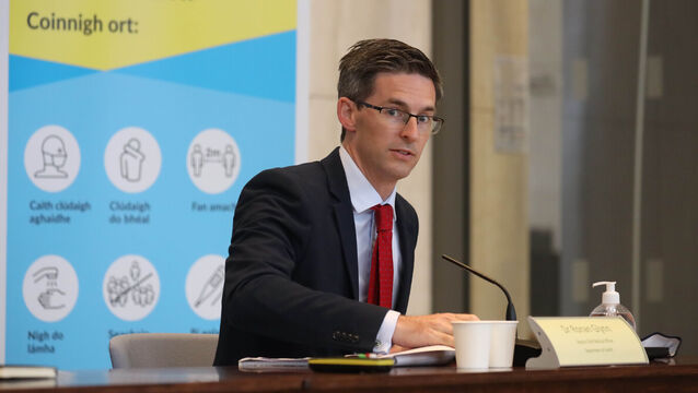 <p>Deputy chief medical officer Ronan Glynn warned of rising Covid infection levels this evening. File picture: Collins </p>