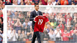 <p>Raphael Varane has signed a four-year contract with Manchester United (Martin Rickett/PA).</p>