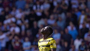 <p>Ismaila Sarr scored and provided an assist on his return to the Premier League in Watford’s victory over Aston Villa (Jonathan Brady/PA)</p>