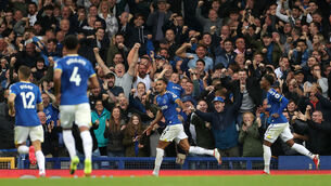 Dominic Calvert-Lewin was among the scorers for Everton (Bradley Collyer/PA)