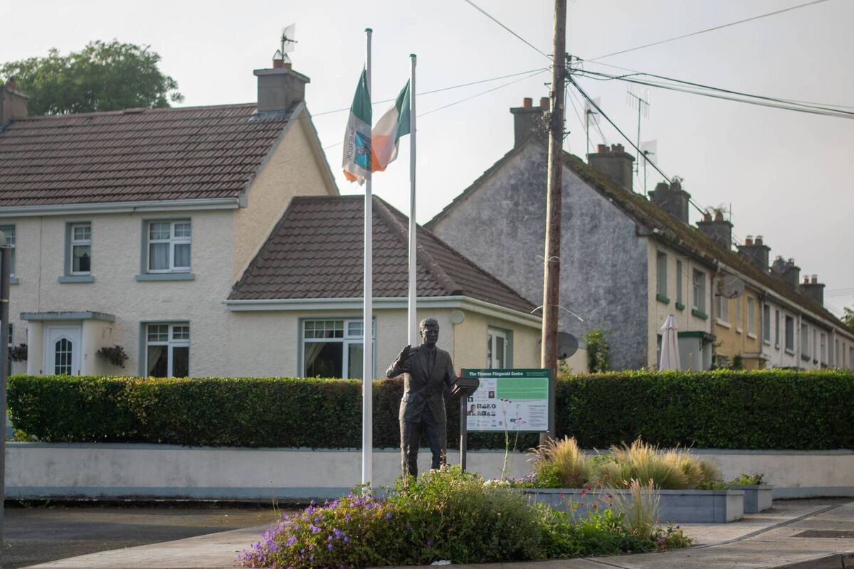 A statue stands proud as you enter the town of Bruff of late US president John F Kennedy. Picture: Darren Faul A statue stands proud as you enter the town of Bruff of late US president John F Kennedy. Picture: Darren Faul