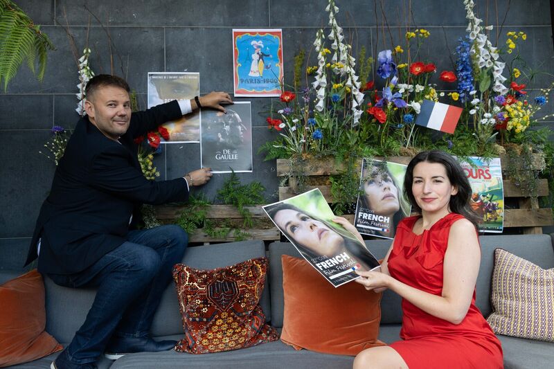 Josselin le Gall and Valérie David-McGonnell launching the 32nd annual Cork French Film Festival. “The strong cultural ties between Ireland and France have been tightened further now that France is Ireland’s closest EU neighbour.” Photo: Darragh Kane