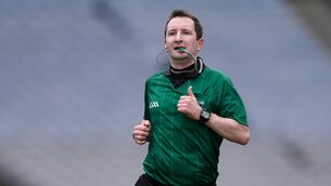 <p>Referee Colum Cunning. Photo by Piaras Ó Mídheach/Sportsfile</p>