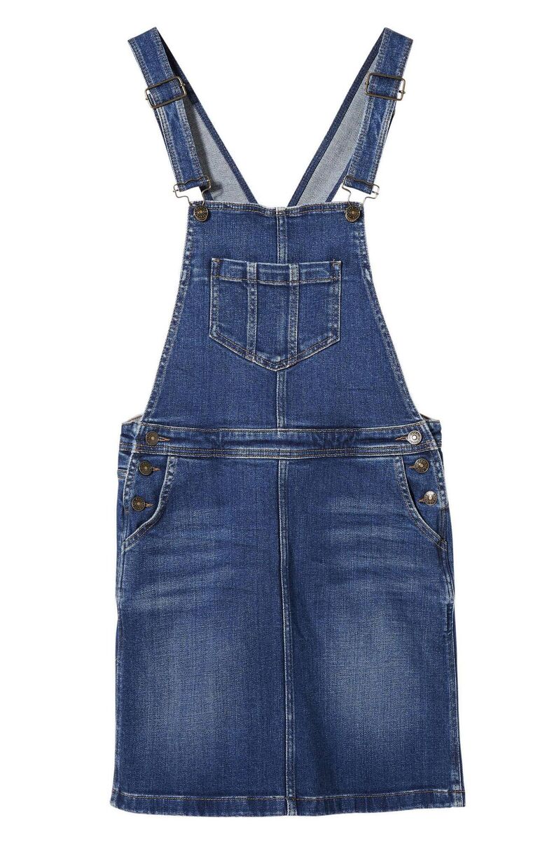 Denima Pinafore Dress, €67, Fatface