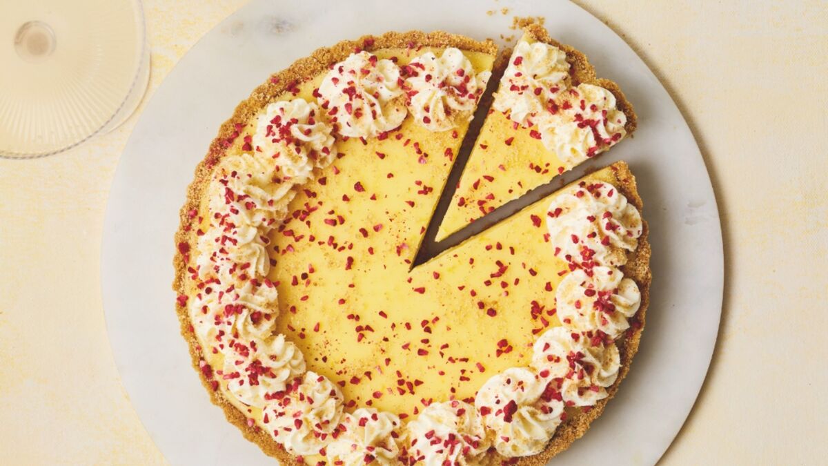 No-bake lemon posset tart