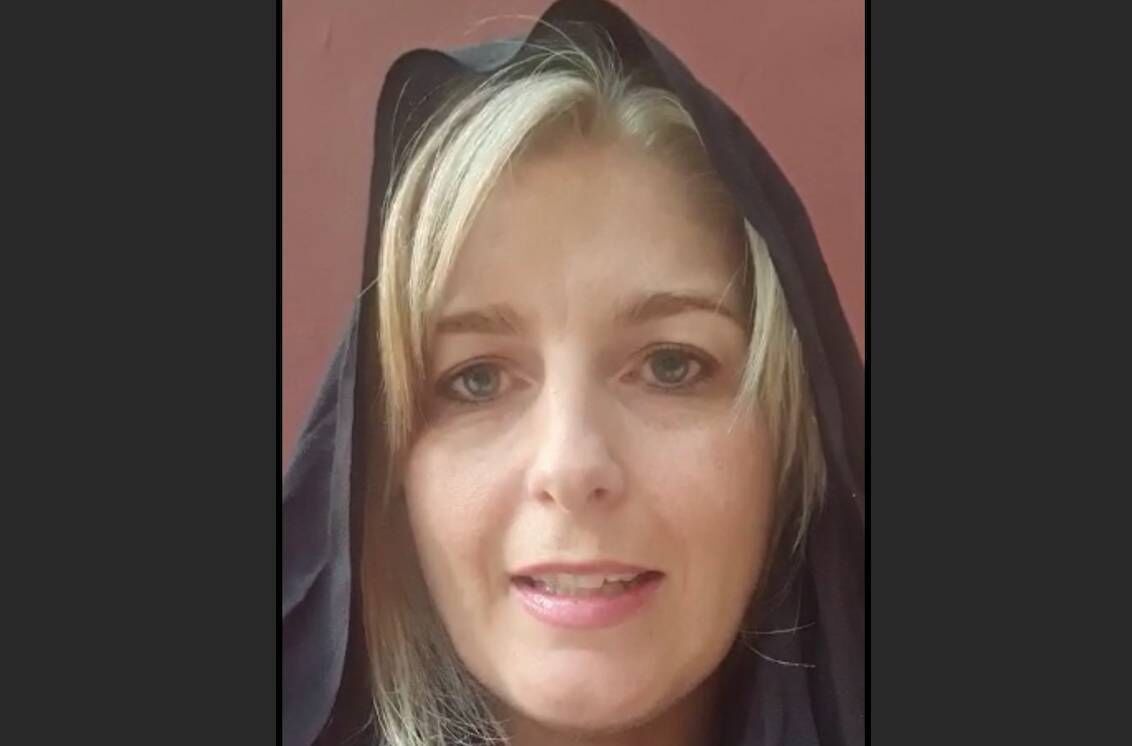 Aoife McManus is said to be in the 'gentle care' of the Taliban in Kabul. Picture via: Ailbhe Ó Monacháin @AilbheOM/ Twitter