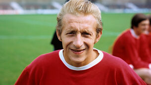 <p>Denis Law has been diagnosed with mixed dementia (PA)</p>