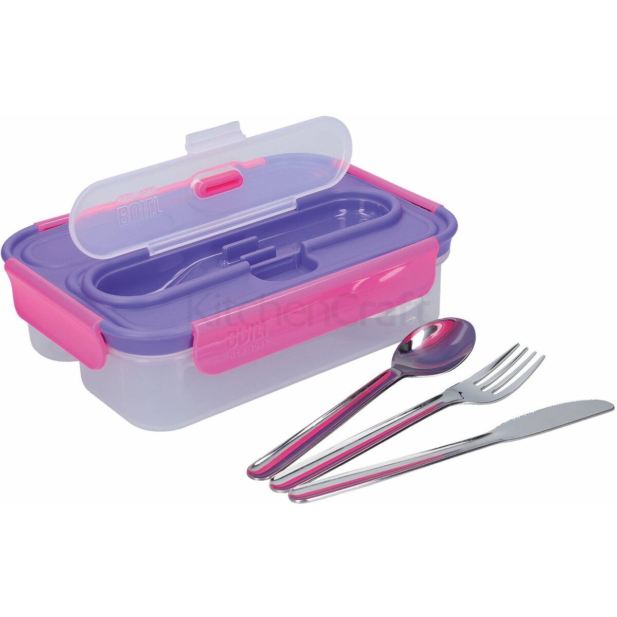 The KitchenCraft lunchbox comes with reusable cutlery and is just €14.95.