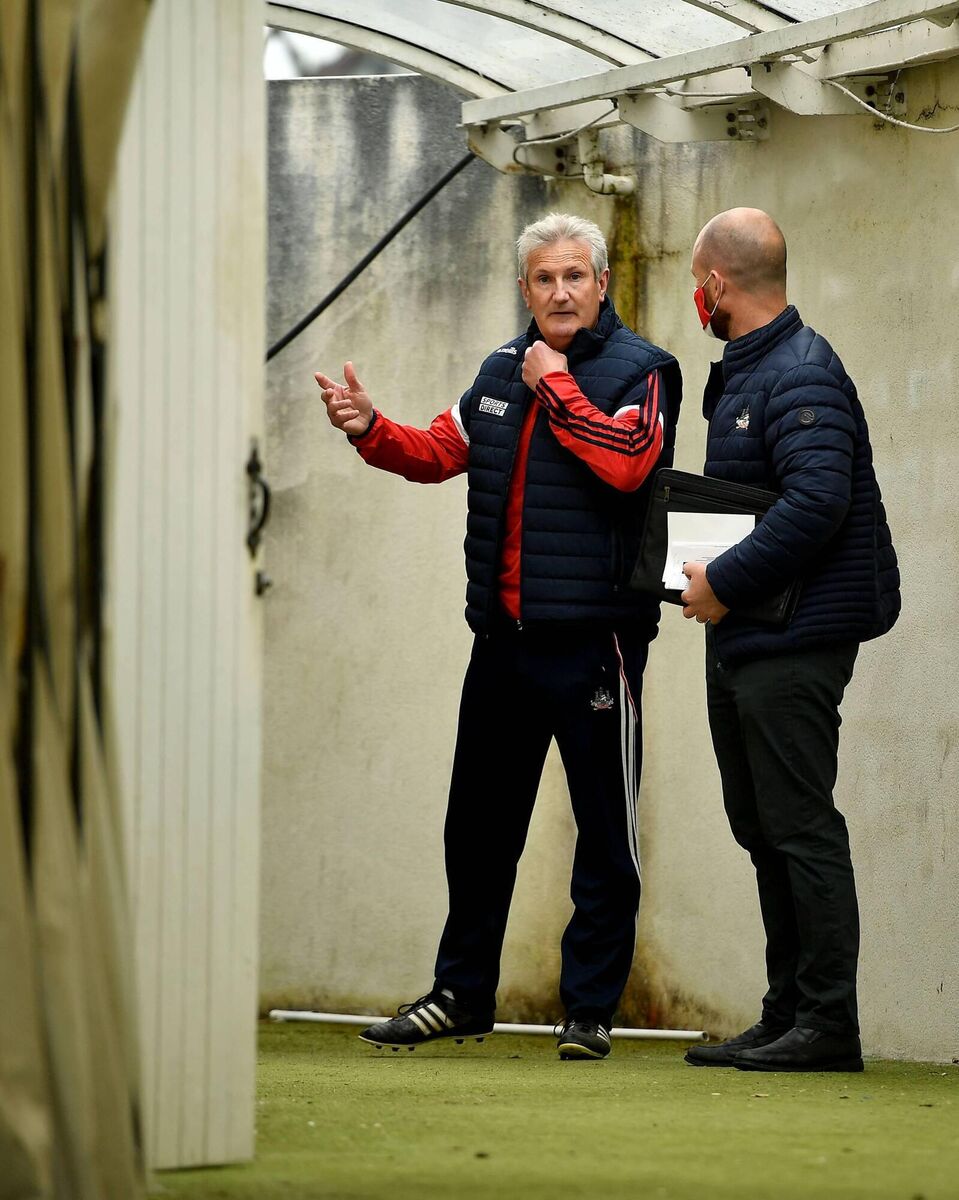 Cork manager Kieran Kingston with Cork County Board CEO Kevin O'Donovan. Picture: Eóin Noonan/Sportsfile Cork manager Kieran Kingston with Cork County Board CEO Kevin O'Donovan. Picture: Eóin Noonan/Sportsfile
