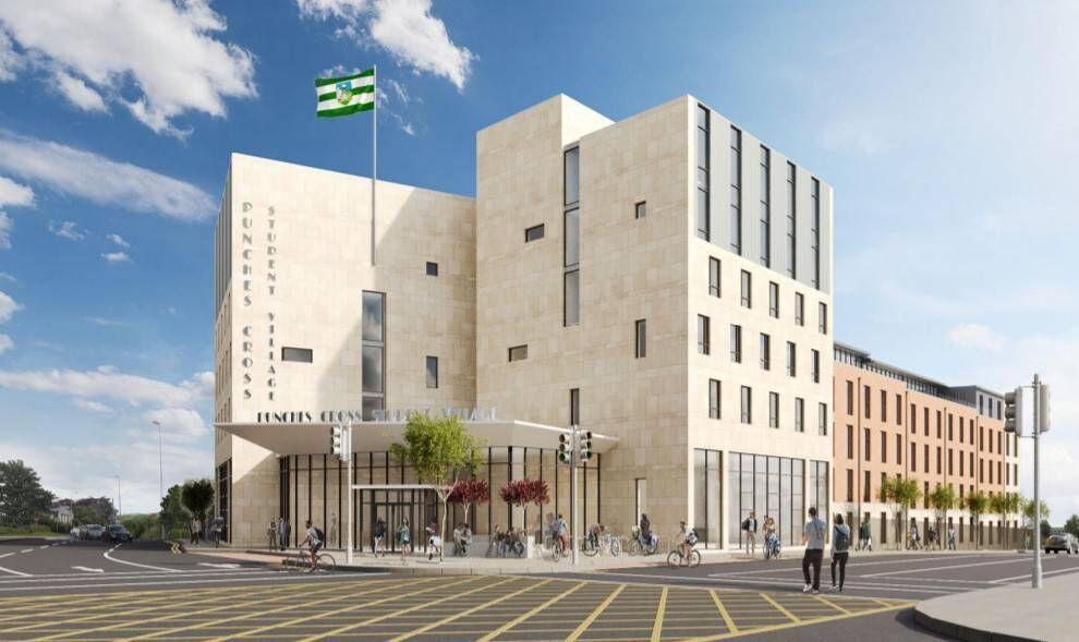 An Bord Pleanála has approved the new student village at Punches Cross in Limerick which will contain 54 student apartments.