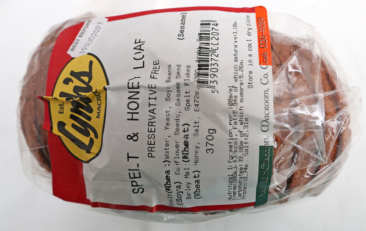 Lynch's Spelt and Honey bread. Picture: Jim Coughlan. Lynch's Spelt and Honey bread. Picture: Jim Coughlan.